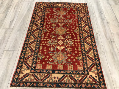 Pakistan Kazak Hand Knotted Wool 4x6