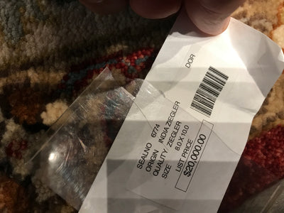 India Ziegler Hand Knotted Wool 8x10