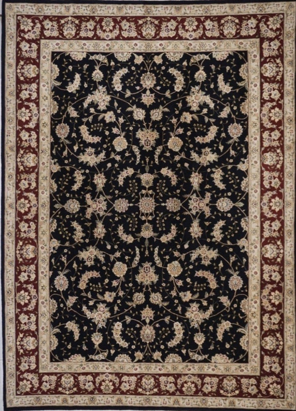 China Tabriz Wool & Silk  Herat 9X12