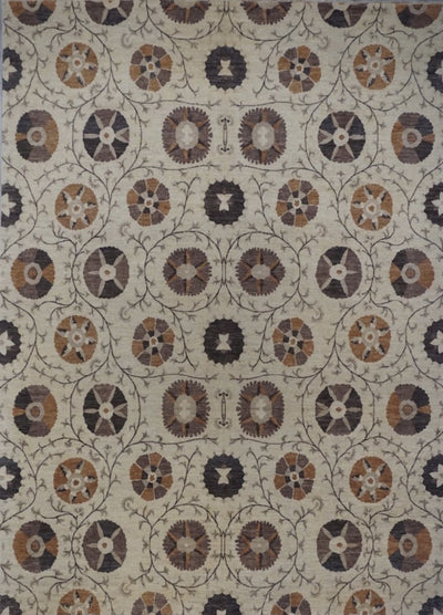 Pakistan Tibet Hand Knotted Wool 9x12