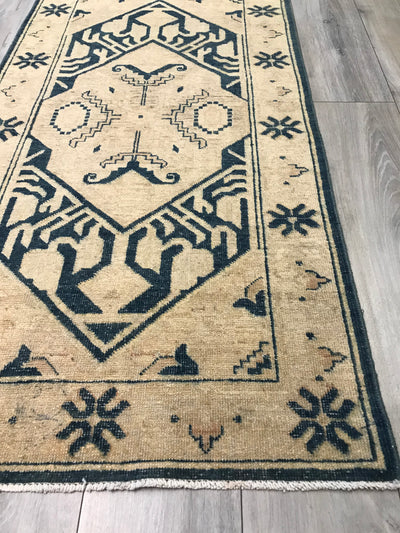 Pakistan Kotan Hand Knotted Wool 3x10