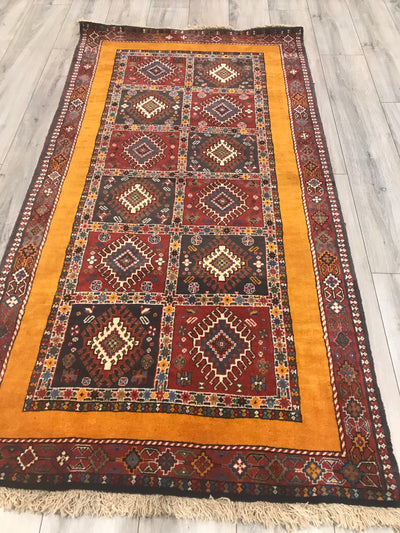 Persian Shiraz Yalameh Hand knotted Wool 4x6