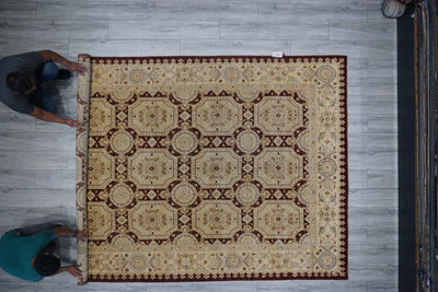 Pakistan Ziegler Hand Knotted Wool 8x12