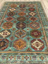 Pakistan Sultani Hand Knotted Wool 6x9