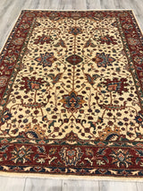 Pakistan Chobi Chobrang Hand Knotted Wool 5x7