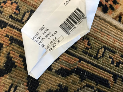 India Mahi Hand Knotted Wool 4x6