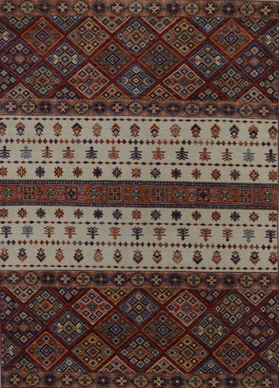 Pakistan Korjeen Hand Knotted Wool 6x8