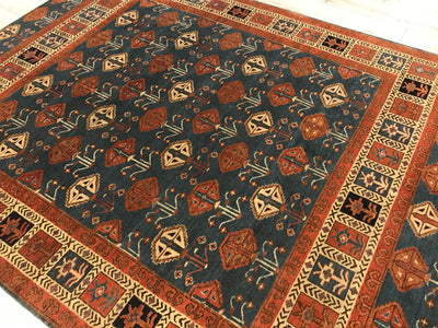 India Kazak Hand Knotted Wool 8X10