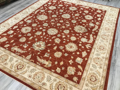 Pakistan Ziegler Hand Knotted Wool 8X10