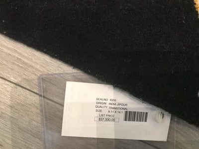 India Transitional Hand Knotted Wool & Silk 10x14