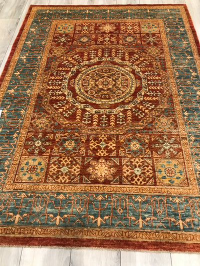 Pakistan Mamluk Hand Knotted Wool 5x7