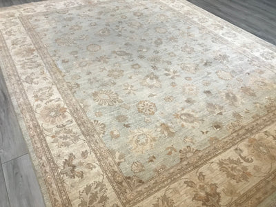 Pakistan Ziegler Hand Knotted Wool 9x12