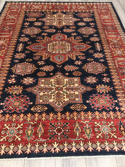 Pakistan Kazak Shirwan Hand Knotted Wool 6x8