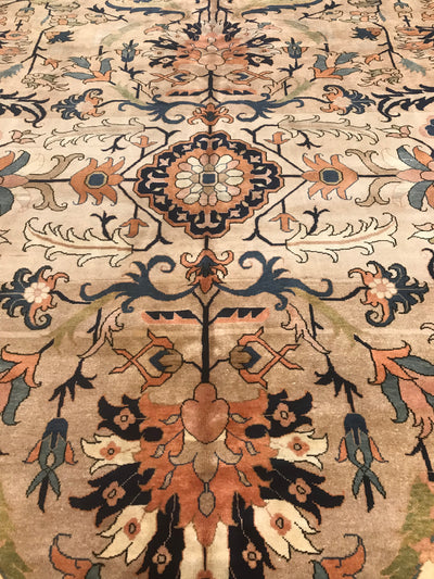 Persian old Mahal Hand Knotted Wool 13x16