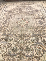 Persian old Tabriz Hand Knotted Wool 10x13