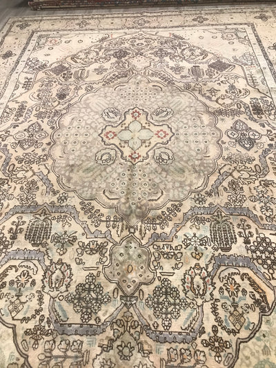 Persian Old Tabriz Hand Knotted Wool 10x13