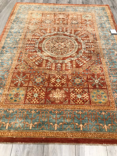 Pakistan Mamluk Hand Knotted Wool 5x7