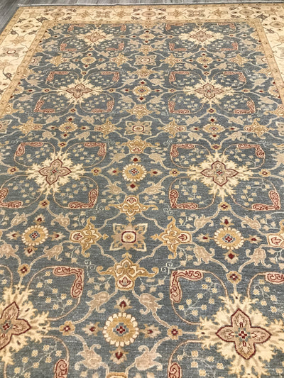 Pakistan Ziegler Hand Knotted Wool 9x12
