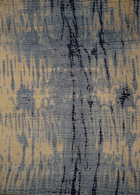 India Hand Knotted Wool/Silk 10x14