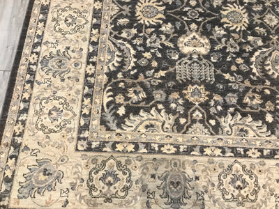 Pakistan Ziegler Hand Knotted  Wool 9x12