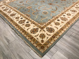 India Ziegler Hand Knotted Wool 11x16