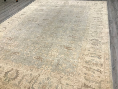 Pakistan Ziegler Hand Knotted Wool 9x12