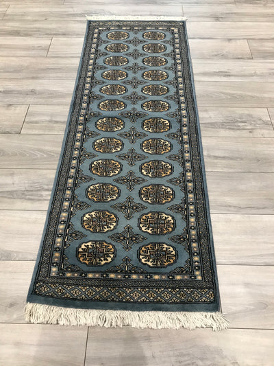 Pakistan Bokhara Hand Knotted Wool 2x6