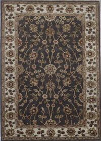 India jaipur Hand Knotted Wool& Silk  3x5