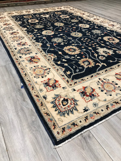 Pakistan Ziegler Hand Knotted  Wool 6x9