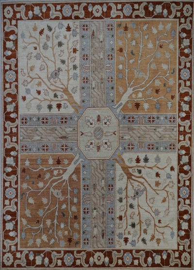 Pakistan Ziegler Hand Knotted Wool 8X10