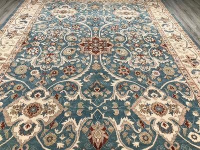 Pakistan Ziegler Hand Knotted Wool 10x14