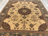 India Imperian Hand Knotted Wool 8X10