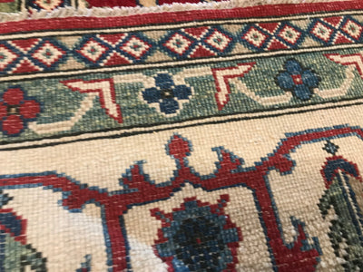 Pakistan Kazak Hand Knotted Wool 9x12