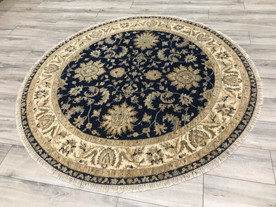 India Ziegler Hand Knotted Wool 6x6