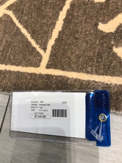 Pakistan Transitional Ikat Hand Knotted Wool 5x7