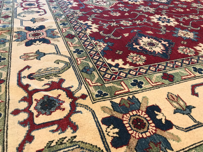 Pakistan Kazak Hand Knotted Wool 9x12