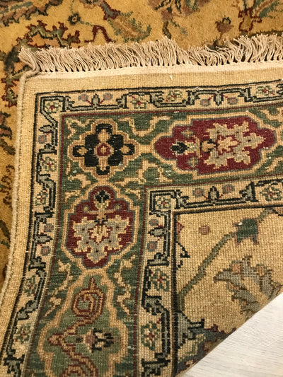 India Mahal Hand Knotted Wool 4x6