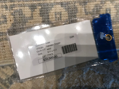 Pakistan Ziegler Hand Knotted Wool 9x12