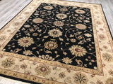 India Jaipur Oasis Hand Knotted Wool 8X10