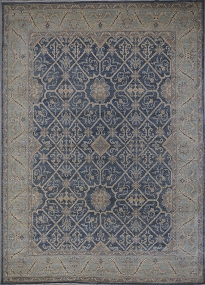 Pakistan Ziegler Hand Knotted Wool 9x12