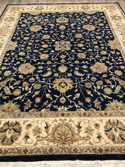 India Ziegler Hand Knotted Wool 8x10