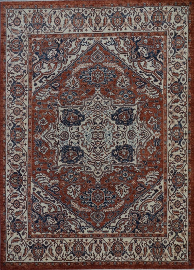 Pakistan Heriz Hand Knotted Wool 8X10