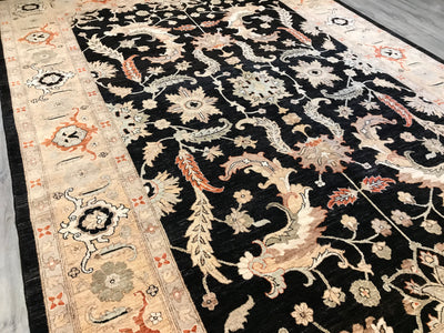 Pakistan Ziegler Hand Knotted Wool 10x14