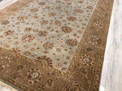 India Luxur Hand Knotted Wool 9x12