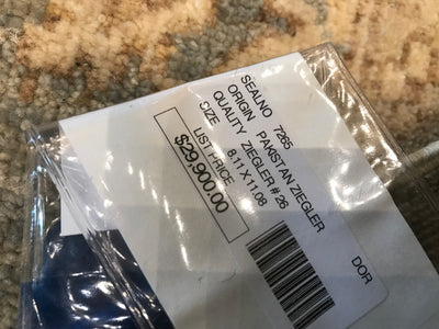 Pakistan Ziegler Hand Knotted Wool 9x12