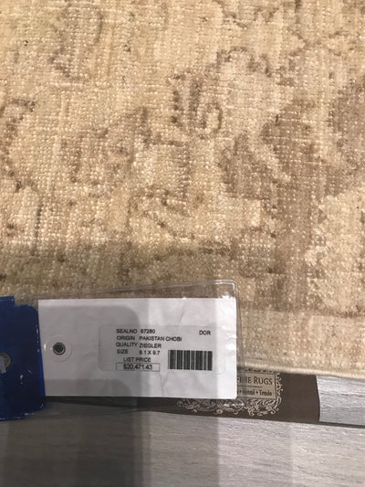Pakistan Ziegler Hand Knotted Wool 8x10