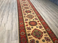 Pakistan Kazak Hand Knotted Wool 4x16.8