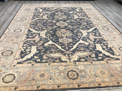 Pakistan Ziegler Hand Knotted Wool 9x12