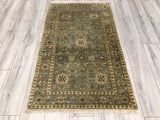 India Heriz Hand Knotted Wool 3x5