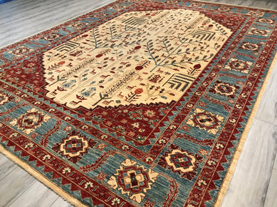 Pakistan Ziegler Hand Knotted Wool 10x14